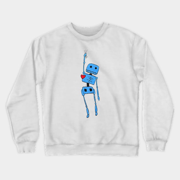 robot Crewneck Sweatshirt by SeymourArt